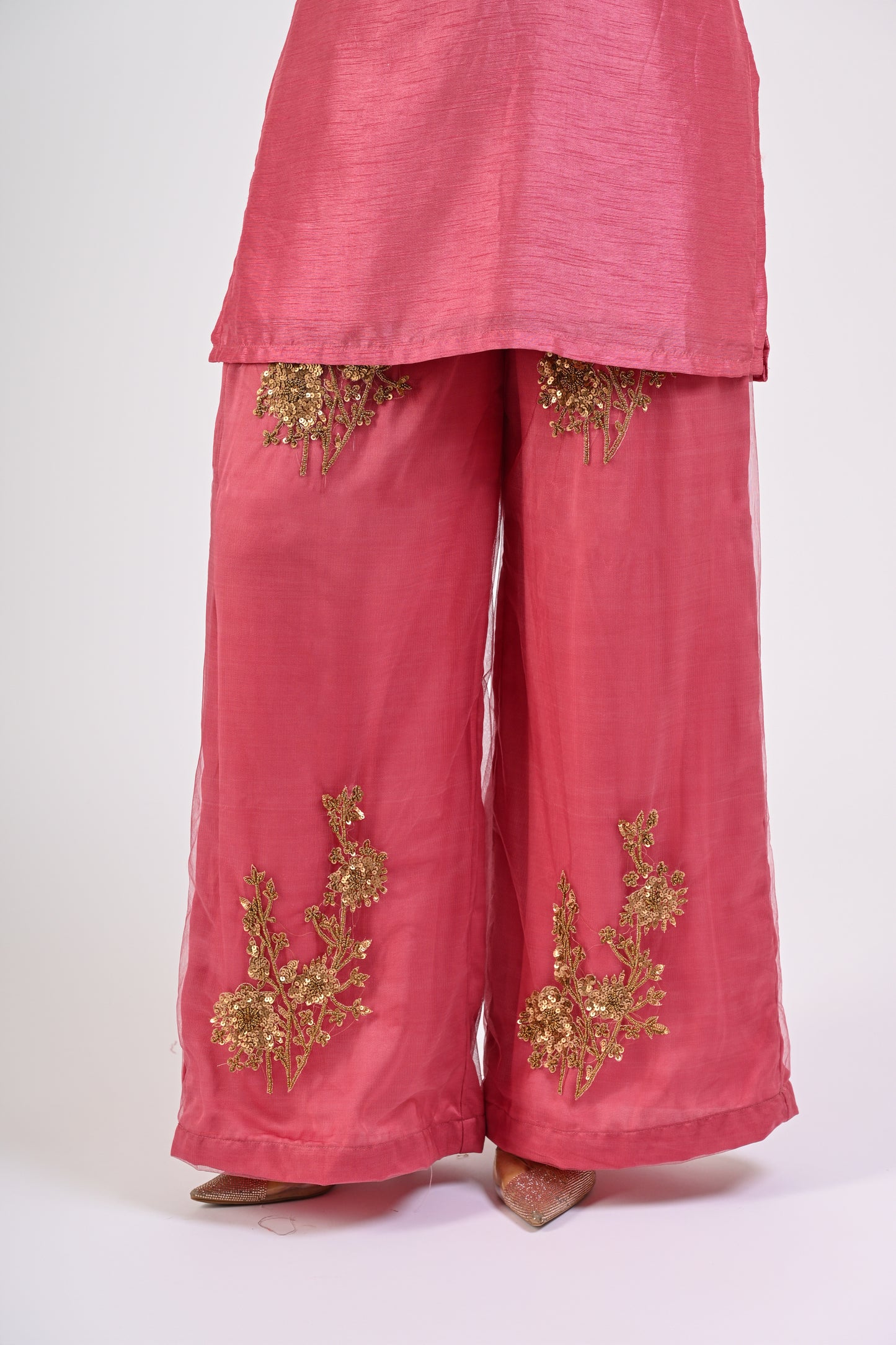 Dry Rose Sharara Set