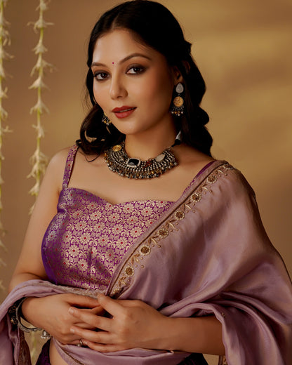 Purple Lehenga Set