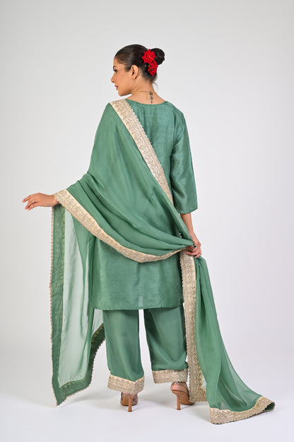 Granite Green Kurta Set